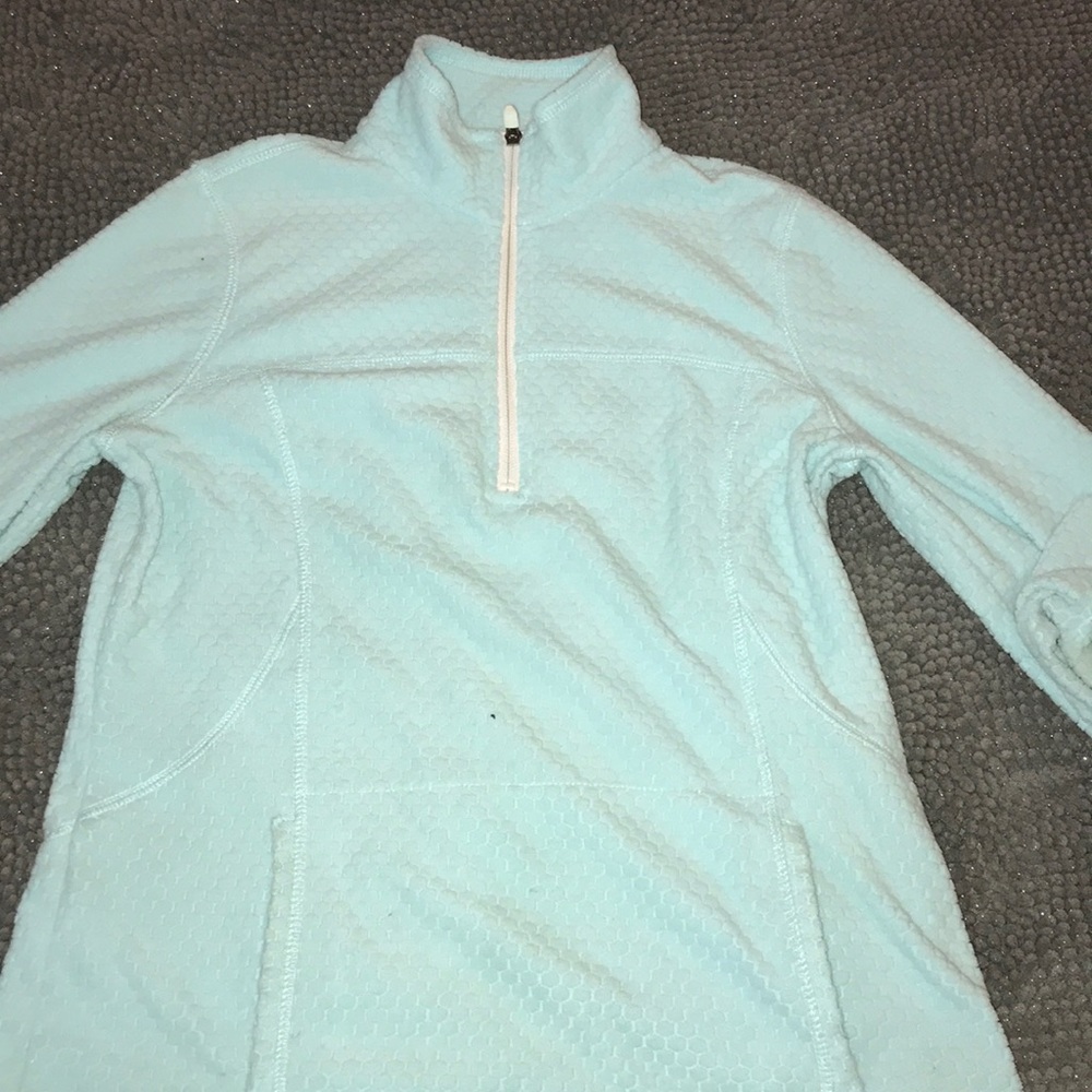 Baby blue tech gear sweater